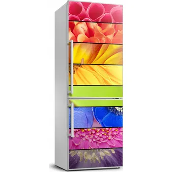 Fototapeta Samolepicí samolepící s dýhou Barevné květiny