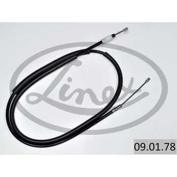 Lanko parkovací brzdy Tažné lanko, parkovací brzda LINEX 09.01.78