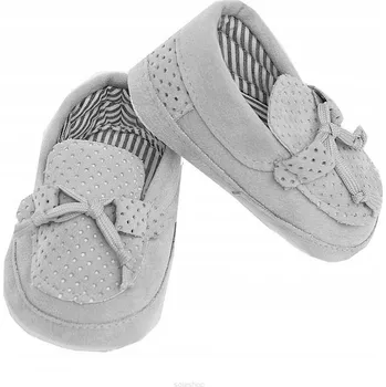 Capáčky Christopher botičky kojenecké šedé, velikost 17