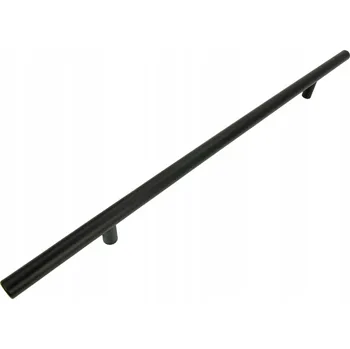 Nábytkové kování Nábytková úchytka Reling 256 mm černá Kovová úchytka na skříňky