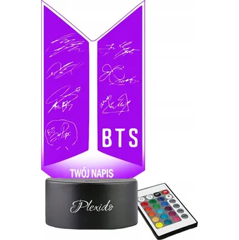 Lampička Noční lampa Plexido vícebarevná