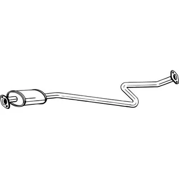 Výfukový systém Střední tlumič výfuku BOSAL 283-195