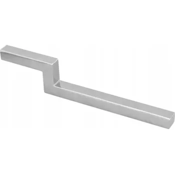 Nábytkové kování Nábytková úchytka ALRA, C=96 mm, L=149 mm, ZnAl (slitina zinku a hliníku), chrom, GTV