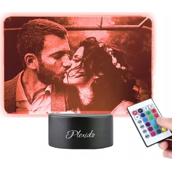 Lampička Noční lampa Plexido vícebarevná