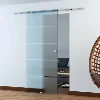 Interiérové dveře Homecom Star skleněné posuvné dveře 900 x 2050 mm