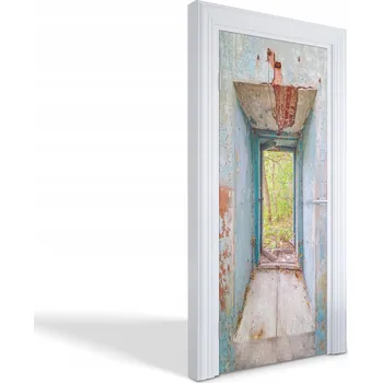 Fototapeta Dekorativní samolepka na dveře, skříň nebo nábytek - Opouštěné okno 85x205 cm