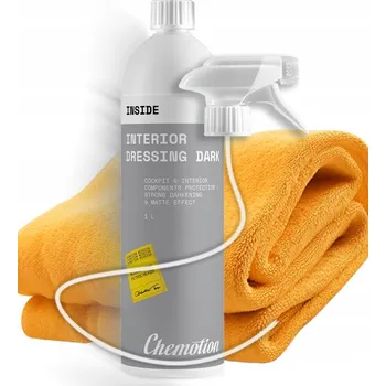 Čistič plastových dílů CHEMOTION INTERIOR DRESSING DARK 1000ml péče o vnitřní plasty a palubní desku