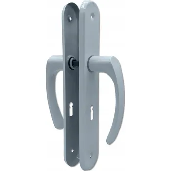 Dveřní kování Interiérová klika Chle-Mar Dlouhá, štítek s otvorem pro klíč