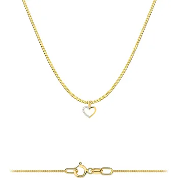 Hodinky Řetěz Bonore - Zlato 585 + Přívěšek - Zlato 585 - Kubický Zirkon 146246