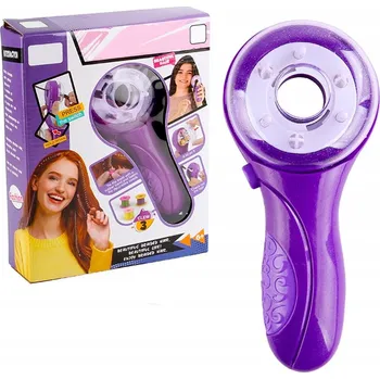 Strojek na vlasy Strojek na zaplétání copánků, gumiček a vlasů - sada