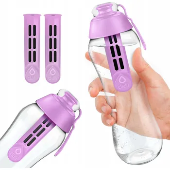 Láhev Filtrační láhev na vodu Dafi Soft 0,7 l + 2 filtry, fialová/borůvková