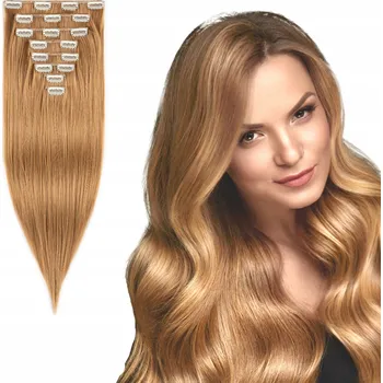 Paruka Příčesek dlouhé syntetické vlasy střední blond Cameron Hair