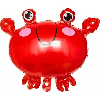 Balónek Fóliový BALÓNEK KRAB MOŘSKÉ ZVÍŘE NAROZENINY OSLAVA ROCEK DEKORACE