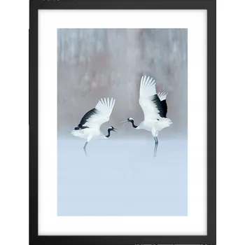 Obraz Obraz plakát v černém rámu do obýváku 30x40 zima foto plakáty na zeď