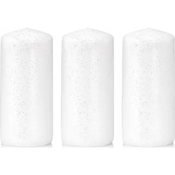 Svíčka Tradiční parafínová svíčka bez vůně Drobo 3 ks