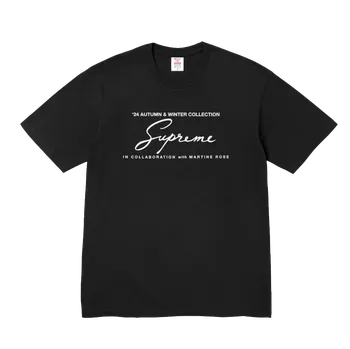 Pánské tričko Supreme Supreme®/Martine Rose® Tee / Black Barva: Černá, Velikost: L