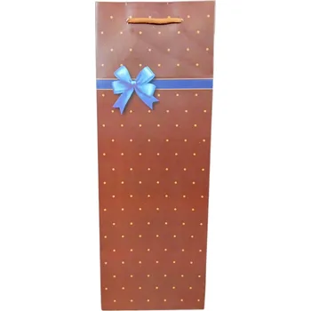 Dárková taška Dárková taška vysoká na alkohol – 3 různé vzory (mix)