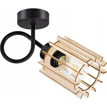 Závěsné svítidlo LED-ONE loft dřevo 1-bodové světlo E27