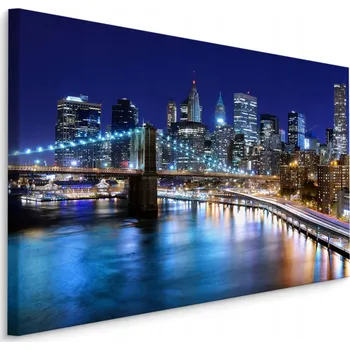 Obraz Nástěnný obraz Noční PANORAMA New Yorku 30x20