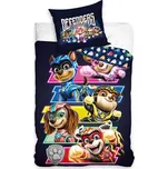 Povlečení dětské TLAPKOVÁ PATROLA SUPERTLAPKY, tmavě modré, bavlna hladká, 140x200cm + 70x90cm