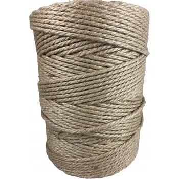 Lany Jutový provaz lano 8 mm, lodní, na metráž, 1 m