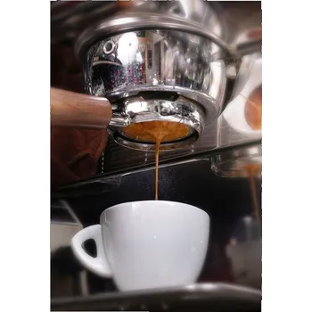 Obraz Plakát v bílém rámu do obývacího pokoje ložnice 50x70 káva moderní obraz