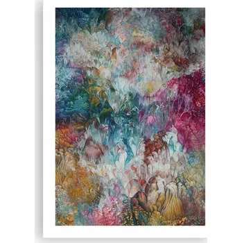 Obraz Plakát bez rámu do obýváku ložnice 50x70 abstrakce moderní módní obraz