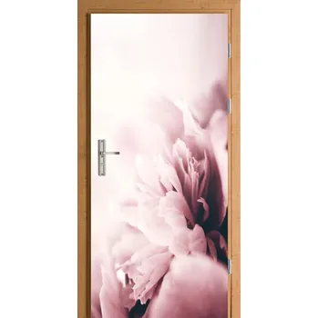 Fototapeta Samolepka na dveře fólie jemná růžová květina