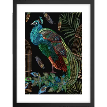 Obraz Obraz plakát v černém rámu do obýváku 30x40 abstrakce plakáty na zeď