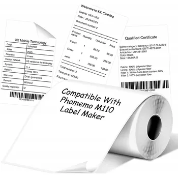 Samolepící etiketa Samolepicí štítky náhrada pro tiskárny Phomemo M110 M200 M220 M221