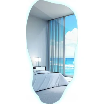 Zrcadlo Zrcadlo LED Závěsné Vertikální Horizontální pro Líčení Loft Boho do Ložnice