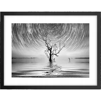 Obraz Obraz plakát v černém rámu do obýváku 40x30 abstrakce foto na zeď