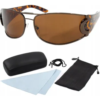 Sluneční brýle Visage VS23B Hnědé polarizační sluneční brýle pouzdro