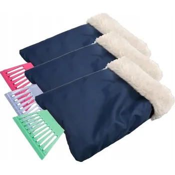 Autoškrabka Škrabka na okna s plyšovou rukavicí Kufieta