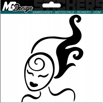 Samolepicí dekorace na vozidlo SAMOLEPKA na auto ZNAMENÍ ZVĚROKRUHU PANNA 10x15 cm