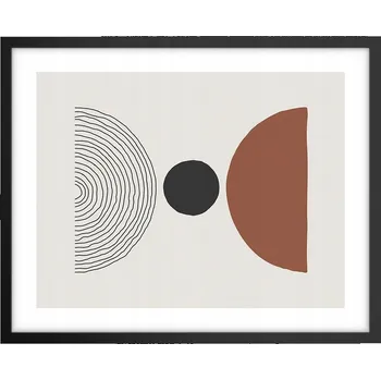 Obraz Foto obraz, plakát na zeď v černém rámu 50x40 abstrakce do obýváku