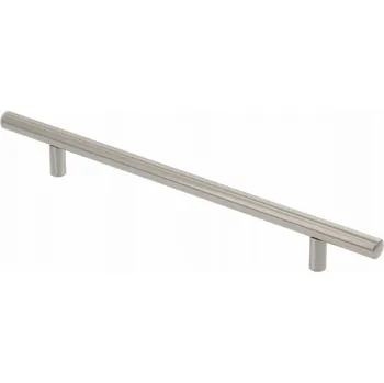 Nábytkové kování Nábytková úchytka GTV, C=256 mm, L=336 mm, kartáčovaná ocel RS-336256-06