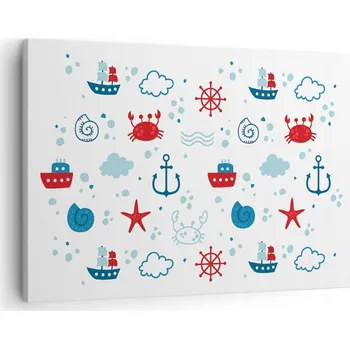 Obraz Obraz na plátně do obýváku, ložnice 70x50 plachetnice foto obrazy na zeď