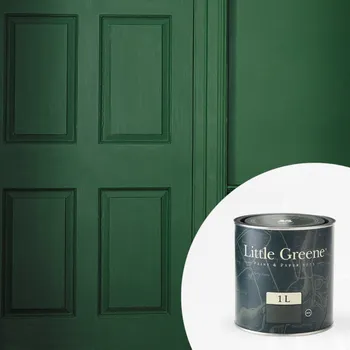 Barva na vlasy Little Greene Barva na dveře a zárubně - Matná - 1L - Intelligent Eggshell Vyberte odstín:: Pearl Colour Dark (169)