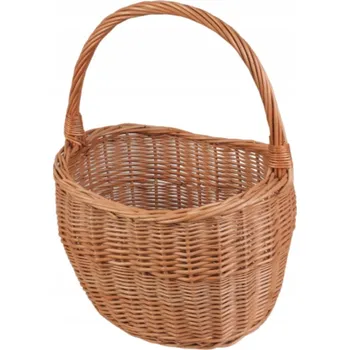 Obraz Nákupní košík proutěný zlatý