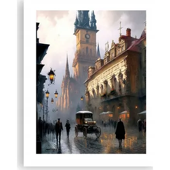 Obraz Obraz plakát na zeď bez rámu 40x50 staré město – plakáty do obýváku