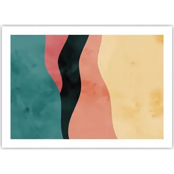 Obraz Plakát bez rámu do obývacího pokoje ložnice 70x50 abstrakce moderní módní obraz