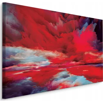 Obraz Obraz do jídelny abstrakce nebe červené 70x50