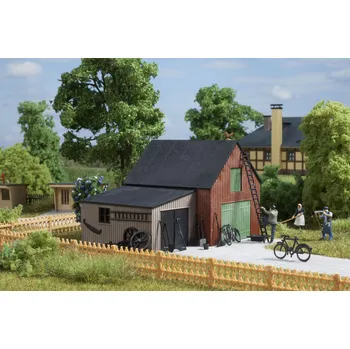 Modelářství Kůlna s garáží H0 - Auhagen 11408