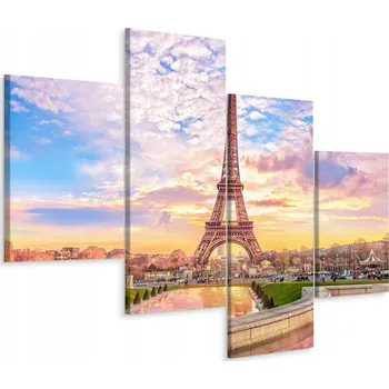 Obraz Vícedílný obraz PAŘÍŽ Eiffelova věž 3D 120x75