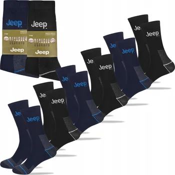 Pánské oblečení Jeep Odolné Pánské Ponožky Bavlna Sada 6 Párů Vel. 39-42