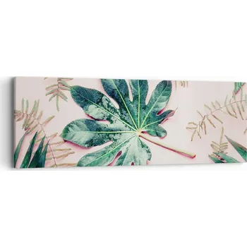 Obraz Obraz na plátně do obývacího pokoje ložnice 90x30 botanika foto obrazy na zeď