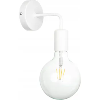 Nástěnné svítidlo Nástěnná lampa bílá loft pro koupelnu, ložnici a obývací pokoj