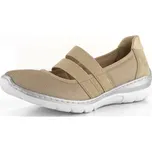 Rieker sportovnější baleríny s gumičkami béžové L3281-62 - 41 | P691282