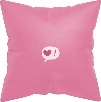 Polštář DEKORATIVNÍ POVLAK NA POLŠTÁŘ VALENTÝN ŽENY 40x40 JASIEK POLŠTÁŘ DÁREK